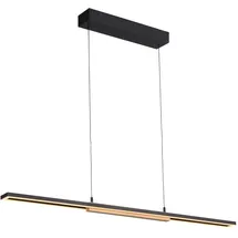 MONDO FAMERA 2-flg. 115 cm eckig Braun/Schwarz Holz/Metall