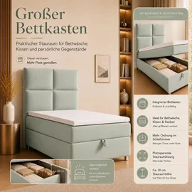 Best For Home Trinity 80 x 200 cm Mintgrün