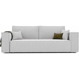 idohome Schlafcouch Cord 3-Sitzer Beige