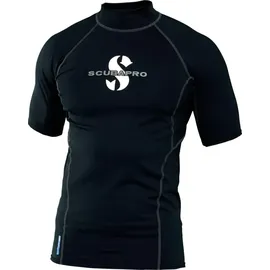 Scubapro T-FLEX Herren kurzarm Rash Guard (Black) UPF-80