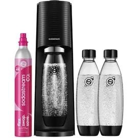 Sodastream Terra black + 3 Flaschen + Zylinder