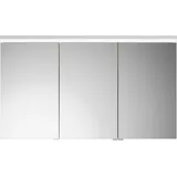 Burgbad Lin20 Spiegelschrank mit LED-Beleuchtung, 120 cm, 3 Spiegeltüren, rechts, Badmöbel,