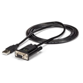 Startech USB/RS232-Kabel Stecker/Buchse, 1m schwarz (ICUSB232FTN)