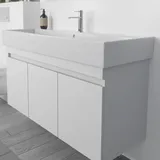 Lodge Waschtischunterschrank 120 cm mit 3 Türen für Waschtisch Duravit ME by Stark