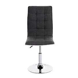 Mendler 2er-Set Esszimmerstuhl HWC-C41, Stuhl Küchenstuhl, höhenverstellbar drehbar, Stoff/Textil FSC® ~ grau