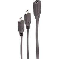 ShiverPeaks -BASIC-S--Adapter, USB 2.0 Adapter, C Buchse auf 2x Micro-B Stecker, Y-Kabel, 0,3 m USB 2.0), USB Kabel