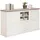 Hom ́in Sideboard 160 x 89 x 43 cm Grau / Weiß