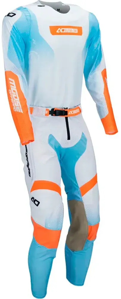 Moose Racing Soft-goods Alpha One Offroad-hosen - Blue / Orange / White Blue / White - 32