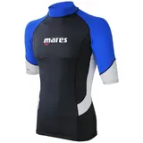 Mares Rash Guard Trilastic Schwarz/Blau/Weiß S