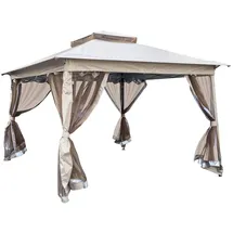 Jet-Line Faltpavillon 3,35 x 3,35 m Beige