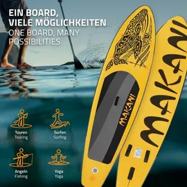 ECD Germany SUP Board Makani 320 x 80 x 15 cm gelb