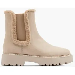 Chelsea Boots - Damen - beige