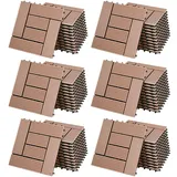 CASARIA WPC Fliesen 66er-Set Mosaik Terrakotta - 30x30cm