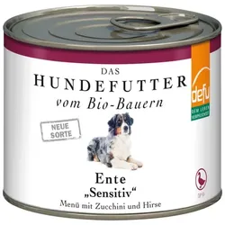 defu Nassfutter Hund Ente Sensitiv bio 200g