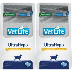 FARMINA Vet Life UltraHypo Hundefutter für Hunde mit Allergien 2 x 2 kg