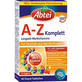 Perrigo A-Z Komplett Langzeit-Multivitamine Tabletten 40 St.