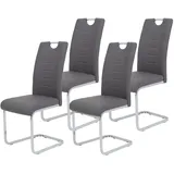 HELA Tische Hela Ruby 4er Set Grau gepolstert 4er-Set