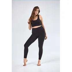 Yoga leggings - Schwarz XS