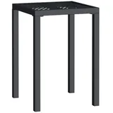 vidaXL Gartentisch Anthrazit 50x50x72 cm Stahl