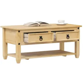 vidaXL Couchtisch Corona Braun Kiefer 100 x 48 x 45 cm