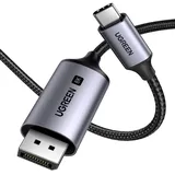 UGREEN USB C auf DisplayPort 1.4 Kabel 8K 60Hz 30Hz 4K 240Hz 144Hz HDR VRR Thunderbolt 4 3 DP1.4 Kabel kompatibel mit iPhone 17 MacBook Pro Air M2 Mac mini M4 iPad Pro Air 5 Surface Pro 8(1M)