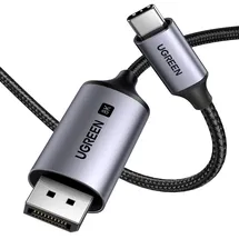 UGREEN USB C auf DisplayPort 1.4 Kabel 8K 60Hz 30Hz 4K 240Hz 144Hz HDR VRR Thunderbolt 4 3 DP1.4 Kabel kompatibel mit iPhone 17 MacBook Pro Air M2 Mac mini M4 iPad Pro Air 5 Surface Pro 8(1M)