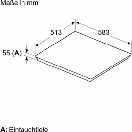 Neff T66STE4L0, N 90, Induktionskochfeld, 60 cm breit, Twist Pad, Flex Induction, Home Connect, Smart Hood Automatic, aufliegend