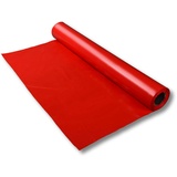 1x LDPE-Folie Dekofolie Tischdecke rot opak 2300mm x 50m 100my