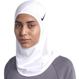 Nike Unisex – Erwachsene Pro Hijab 2.0 Kopftuch, White/Black, XS/S