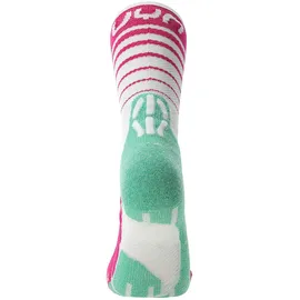 Uyn Runner's Five Laufsocken 2 Paar Weiß/Fuchsia/Grün 35-36