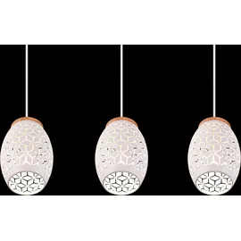 rl live your light Bidar 1-flg. 28W 60 cm Metall Weiß matt, Holz naturbelassen