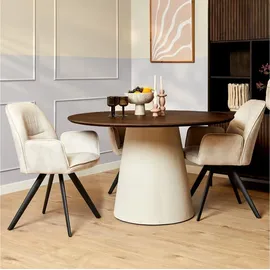 Villa Möbel Dimora 130 x 76 x 130 cm braun