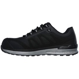 SKECHERS Herren Bulklin Lyndale Sneaker, Black Textile Synthetic, 45 EU