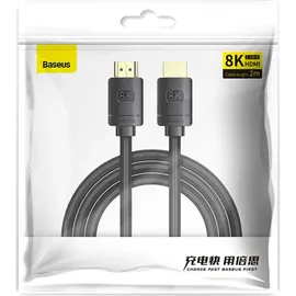 Baseus High Definition Series HDMI - HDMI 2.1 8K / 60Hz / 48 Gbps, 2m, Schwarz