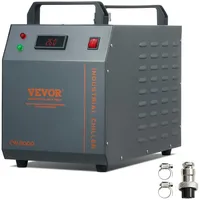Vevor Industrieller Wasserkühler, CW-3000, 80 W luftgekühltes industrielles Wasserkühler-Kühlsystem mit 12 L Wassertankkapazität, 12 L/min max. D