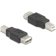DeLock USB 2.0 Adapter [1x USB 2.0 Stecker B - 1x USB 2.0 Buchse 67199