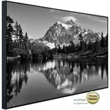 Papermoon Infrarotheizung Landschaft Schwarz & Weiß, sehr angenehme Strahlungswärme bunt