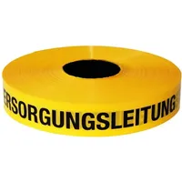 Kelmaplast Trassen-Warnband 250 m Acht. Versorgungsleitung gelb