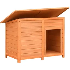 vidaXL Hundehütte Kiefernholz & Tannenholz 120x77x86 cm