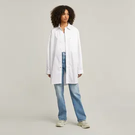 G-Star Oversized Boyfriend Hemd Weiß XXL