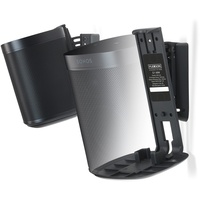 Flexson Wall Mount for Sonos One Schwarz Paar