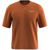 Salewa Eagle Sunset Loose Kurzarm-t-shirt - Bombay Brown -