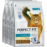 PERFECT FIT Sterile 1+ Trockenfutter mit Huhn 3 x 2,8 kg