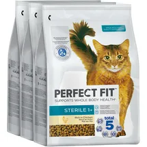 PERFECT FIT Sterile 1+ Trockenfutter mit Huhn 3 x 2,8 kg