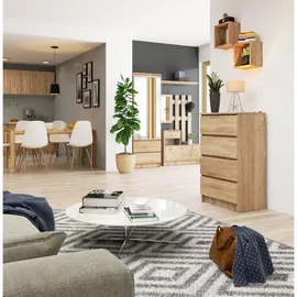 abamihome Kommode K60 60 x 99 x 40 cm Bronze