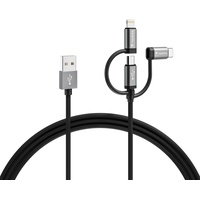 Varta 3in1 Speed Charge & Sync Cable 2m schwarz