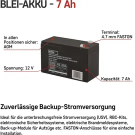 EMOS Bleiakku 12V 7000 mAh 1 St.