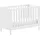 Vipack Babybett gradliniges Design Weiß 60 x 120 cm