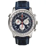 Swiss Alpine Military Herren Uhr Chronograph Analog Quarz 7078.9535SAM Leder