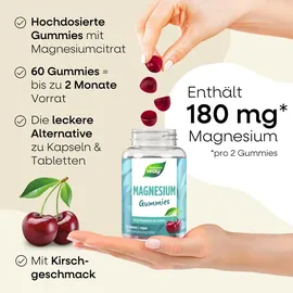 Nature's Way Magnesium Gummibärchen 180 mg 60 St.
